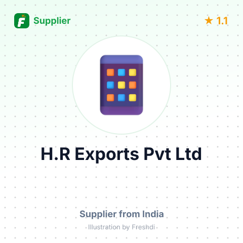 H.R Exports Pvt Ltd – summary card, no photo uploaded yet
