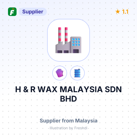 H & R WAX MALAYSIA SDN BHD – summary card, no photo uploaded yet