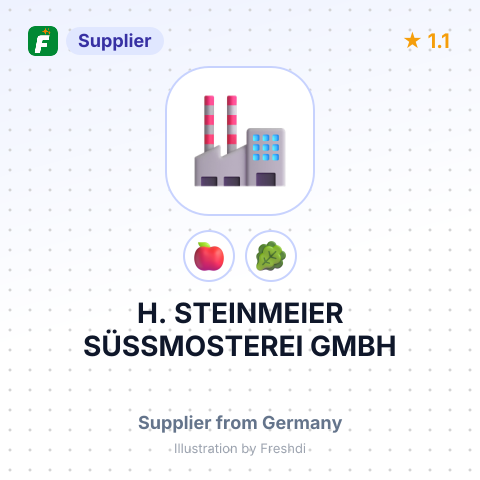 H. STEINMEIER SÜSSMOSTEREI GMBH – summary card, no photo uploaded yet