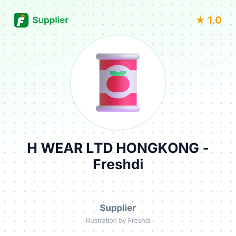 H WEAR LTD HONGKONG – summary card, no photo uploaded yet