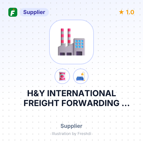 H&Y INTERNATIONAL FREIGHT FORWARDING CO.,LTD – summary card, no photo uploaded yet