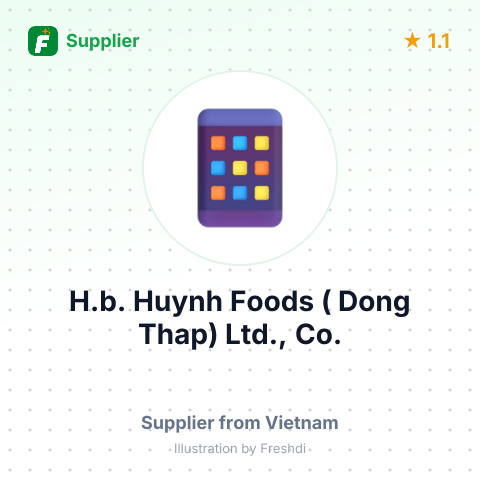 H.b. Huynh Foods ( Dong Thap) Ltd., Co.  – summary card, no photo uploaded yet