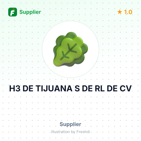 H3 DE TIJUANA S DE RL DE CV – summary card, no photo uploaded yet