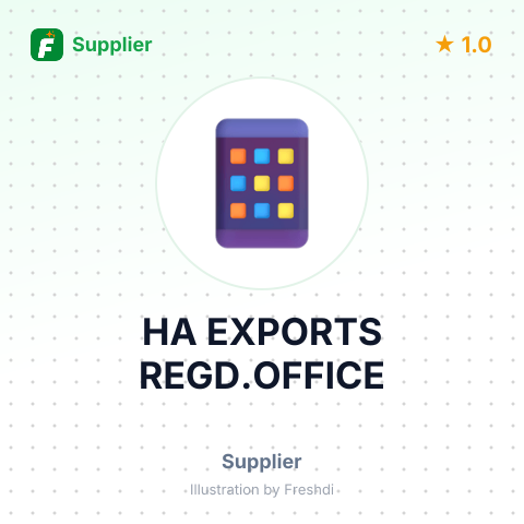 HA EXPORTS REGD.OFFICE – summary card, no photo uploaded yet
