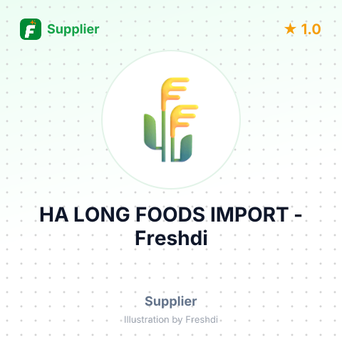 HA LONG FOODS IMPORT – summary card, no photo uploaded yet