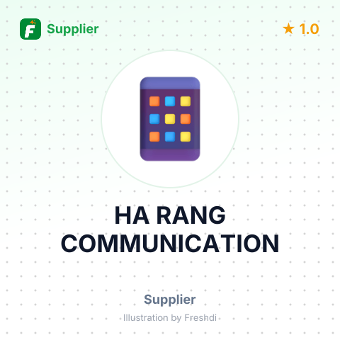 HA RANG COMMUNICATION – summary card, no photo uploaded yet