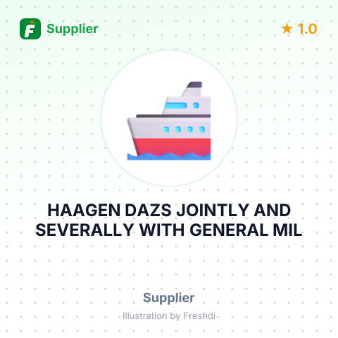 HAAGEN DAZS JOINTLY AND SEVERALLY WITH GENERAL MIL – summary card, no photo uploaded yet
