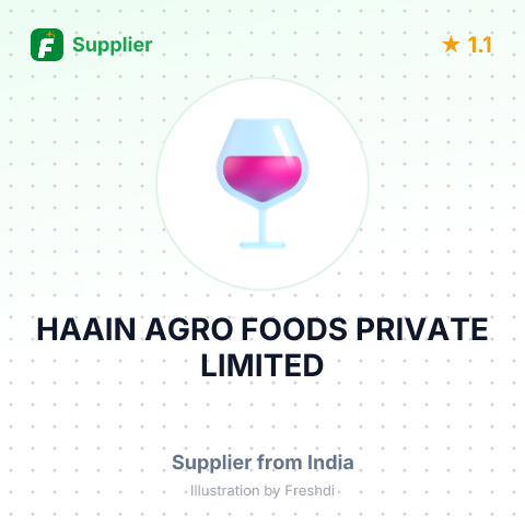 HAAIN AGRO FOODS PRIVATE LIMITED – summary card, no photo uploaded yet