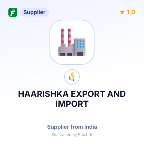 HAARISHKA EXPORT AND IMPORT – summary card, no photo uploaded yet