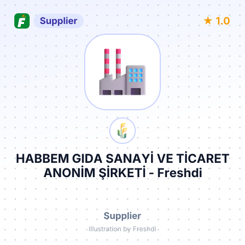 HABBEM GIDA SANAYİ VE TİCARET ANONİM ŞİRKETİ – summary card, no photo uploaded yet