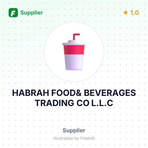 HABRAH FOOD& BEVERAGES TRADING CO L.L.C – summary card, no photo uploaded yet