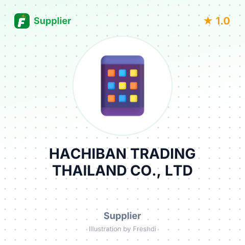 HACHIBAN TRADING THAILAND CO., LTD – summary card, no photo uploaded yet