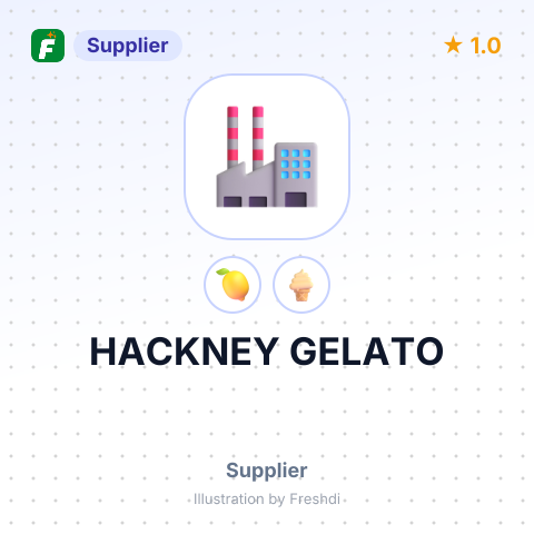HACKNEY GELATO – summary card, no photo uploaded yet