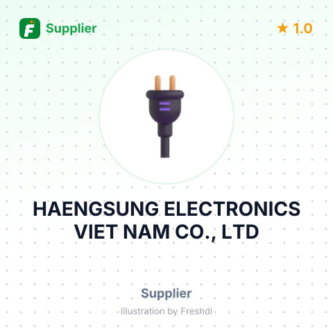 HAENGSUNG ELECTRONICS VIET NAM CO., LTD – summary card, no photo uploaded yet