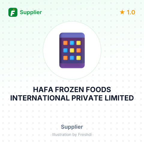 HAFA FROZEN FOODS INTERNATIONAL PRIVATE LIMITED – summary card, no photo uploaded yet