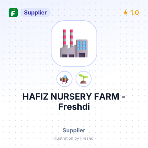 HAFIZ NURSERY FARM – summary card, no photo uploaded yet