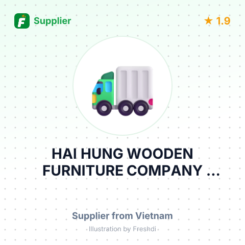 HAI HUNG WOODEN FURNITURE COMPANY LIMITED – summary card, no photo uploaded yet
