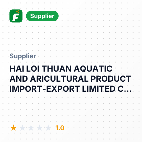 HAI LOI THUAN AQUATIC AND ARICULTURAL PRODUCT IMPORT-EXPORT LIMITED COMPANY – summary card, no photo uploaded yet
