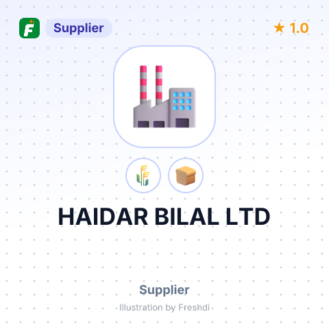 HAIDAR BILAL LTD – summary card, no photo uploaded yet