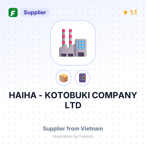 HAIHA - KOTOBUKI COMPANY LTD – summary card, no photo uploaded yet