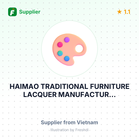 HAIMAO TRADITIONAL FURNITURE LACQUER MANUFACTUR... – summary card, no photo uploaded yet