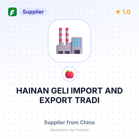 HAINAN GELI IMPORT AND EXPORT TRADI – summary card, no photo uploaded yet