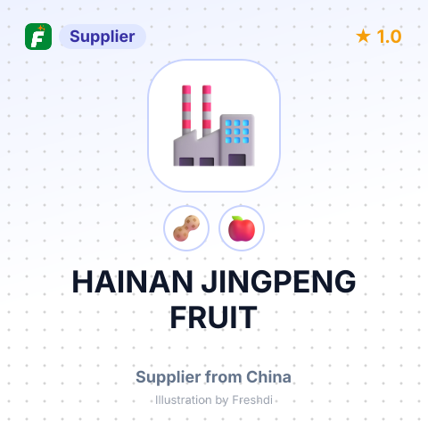 HAINAN JINGPENG FRUIT – summary card, no photo uploaded yet