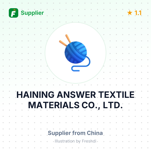 HAINING ANSWER TEXTILE MATERIALS CO., LTD. – summary card, no photo uploaded yet