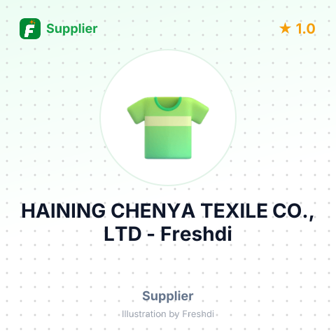 HAINING CHENYA TEXILE CO., LTD – summary card, no photo uploaded yet