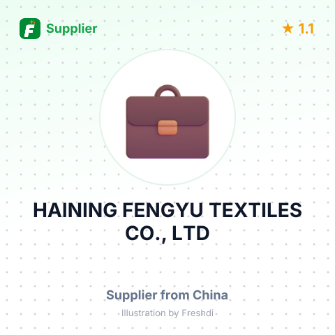 HAINING FENGYU TEXTILES CO., LTD – summary card, no photo uploaded yet