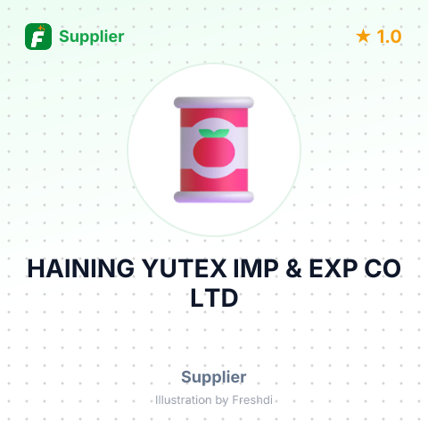 HAINING YUTEX IMP & EXP CO LTD – summary card, no photo uploaded yet