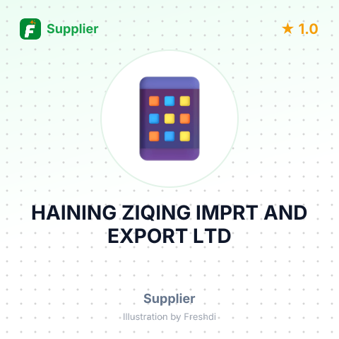 HAINING ZIQING IMPRT AND EXPORT LTD – summary card, no photo uploaded yet