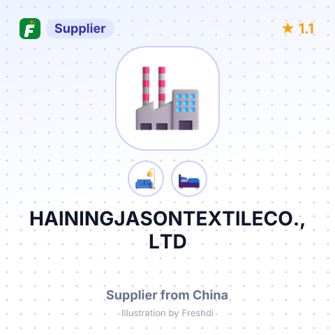 HAININGJASONTEXTILECO., LTD – summary card, no photo uploaded yet