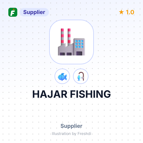 HAJAR FISHING – summary card, no photo uploaded yet