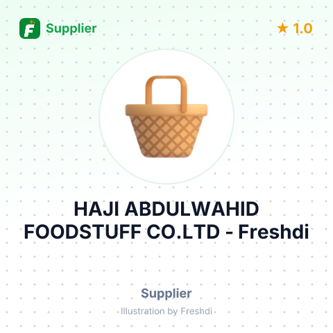 HAJI ABDULWAHID FOODSTUFF CO.LTD – summary card, no photo uploaded yet