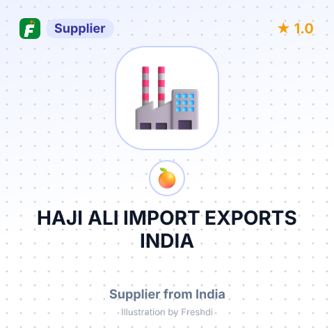 HAJI ALI IMPORT EXPORTS INDIA – summary card, no photo uploaded yet