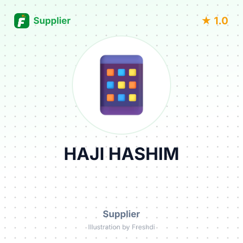 HAJI HASHIM – summary card, no photo uploaded yet
