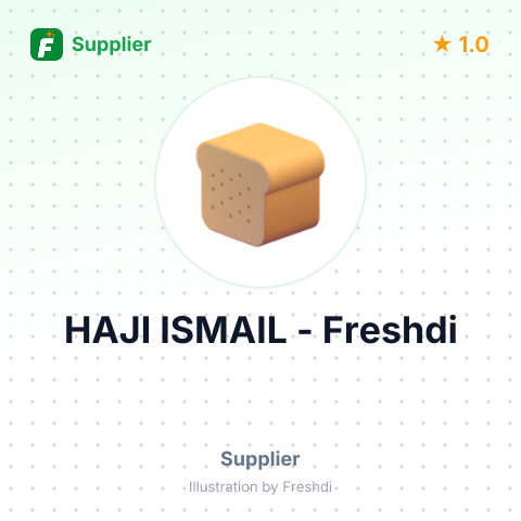 HAJI ISMAIL – summary card, no photo uploaded yet