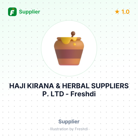 HAJI KIRANA & HERBAL SUPPLIERS P. LTD – summary card, no photo uploaded yet