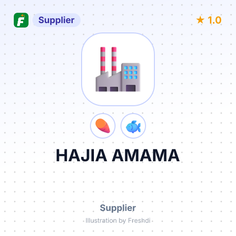 HAJIA AMAMA – summary card, no photo uploaded yet