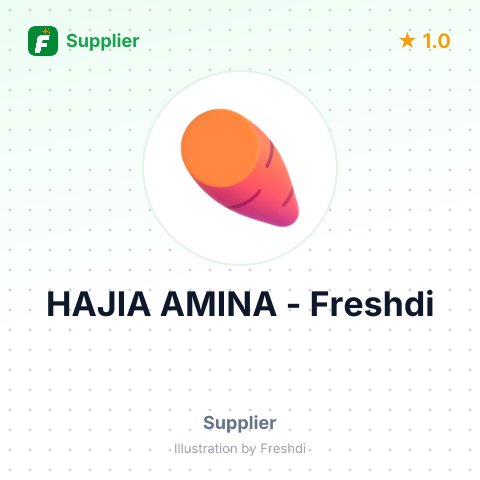 HAJIA AMINA – summary card, no photo uploaded yet
