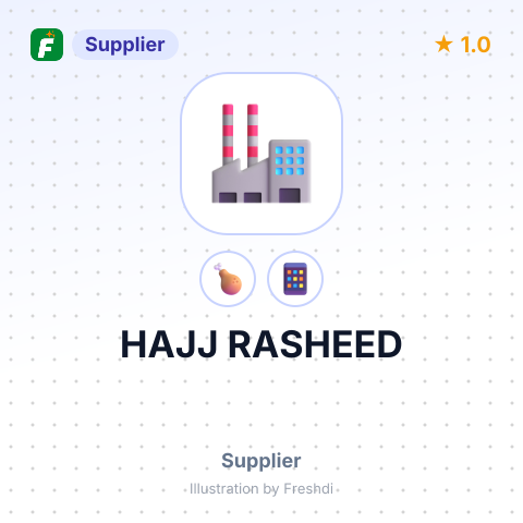 HAJJ RASHEED – summary card, no photo uploaded yet
