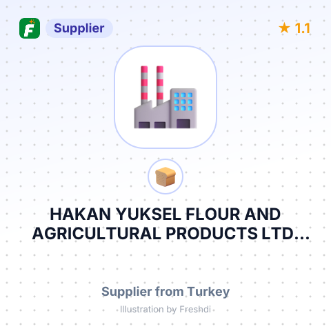 HAKAN YUKSEL FLOUR AND AGRICULTURAL PRODUCTS LTD. COMPANY – summary card, no photo uploaded yet