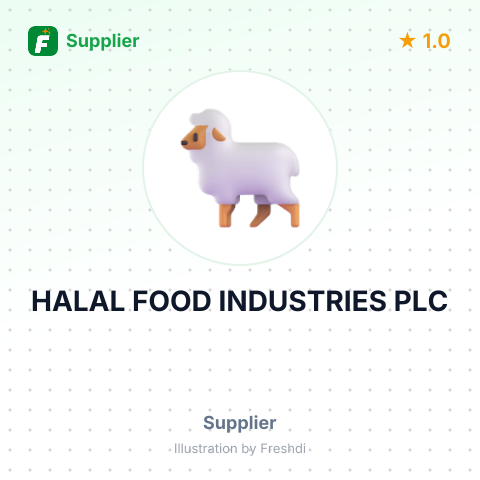 HALAL FOOD INDUSTRIES PLC – summary card, no photo uploaded yet