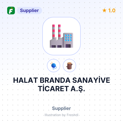 HALAT BRANDA SANAYİVE TİCARET A.Ş. – summary card, no photo uploaded yet