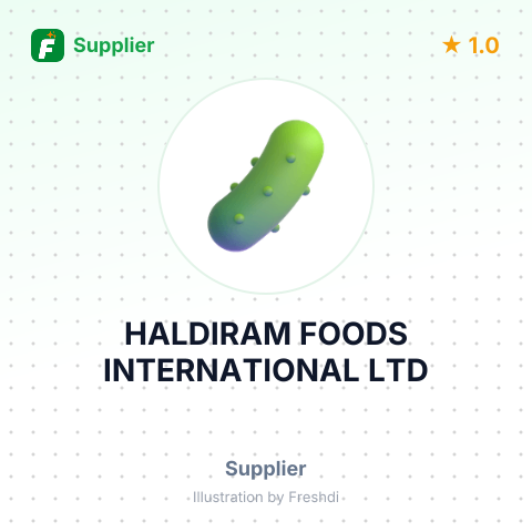 HALDIRAM FOODS INTERNATIONAL LTD – summary card, no photo uploaded yet