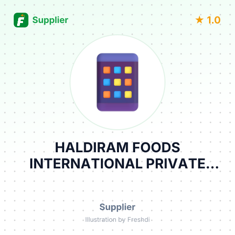 HALDIRAM FOODS INTERNATIONAL PRIVATE LIMITED – summary card, no photo uploaded yet
