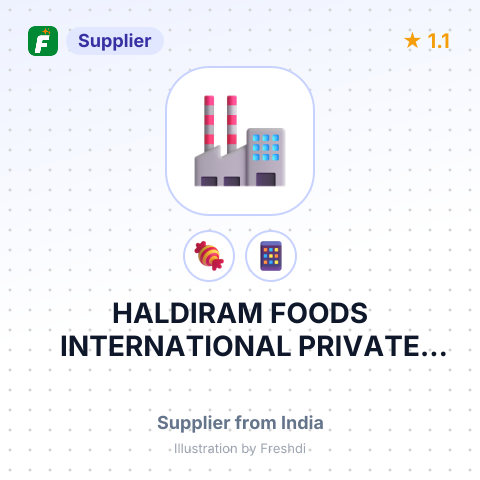 HALDIRAM FOODS INTERNATIONAL PRIVATE LTD. – summary card, no photo uploaded yet