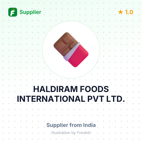 HALDIRAM FOODS INTERNATIONAL PVT LTD. – summary card, no photo uploaded yet