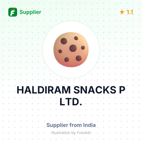 HALDIRAM SNACKS P LTD. – summary card, no photo uploaded yet